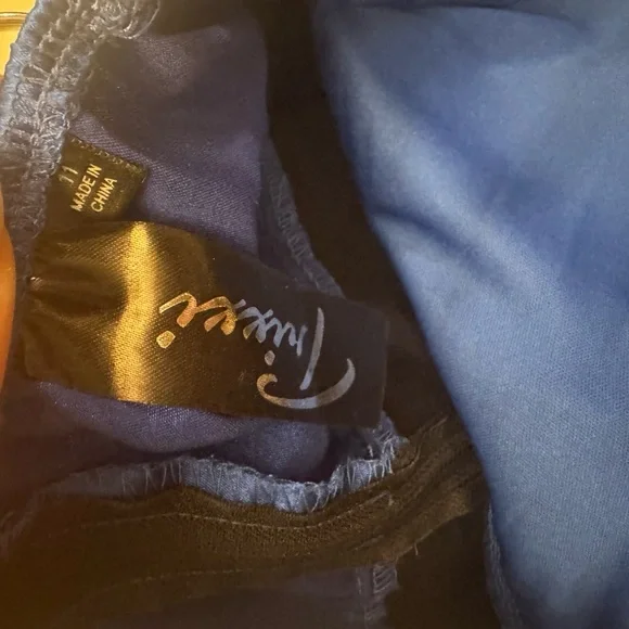 Trixxi Royal Blue and Black Dress - Picture 6 of 6